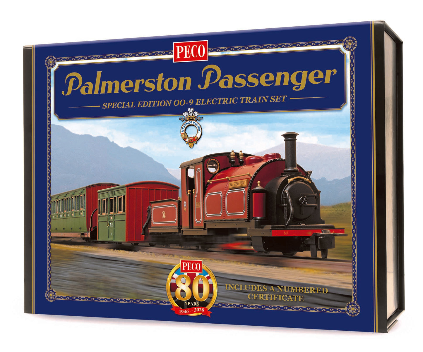Peco GR1051 - "Palmerston Passenger" 009 Train Set - Not DCC Ready