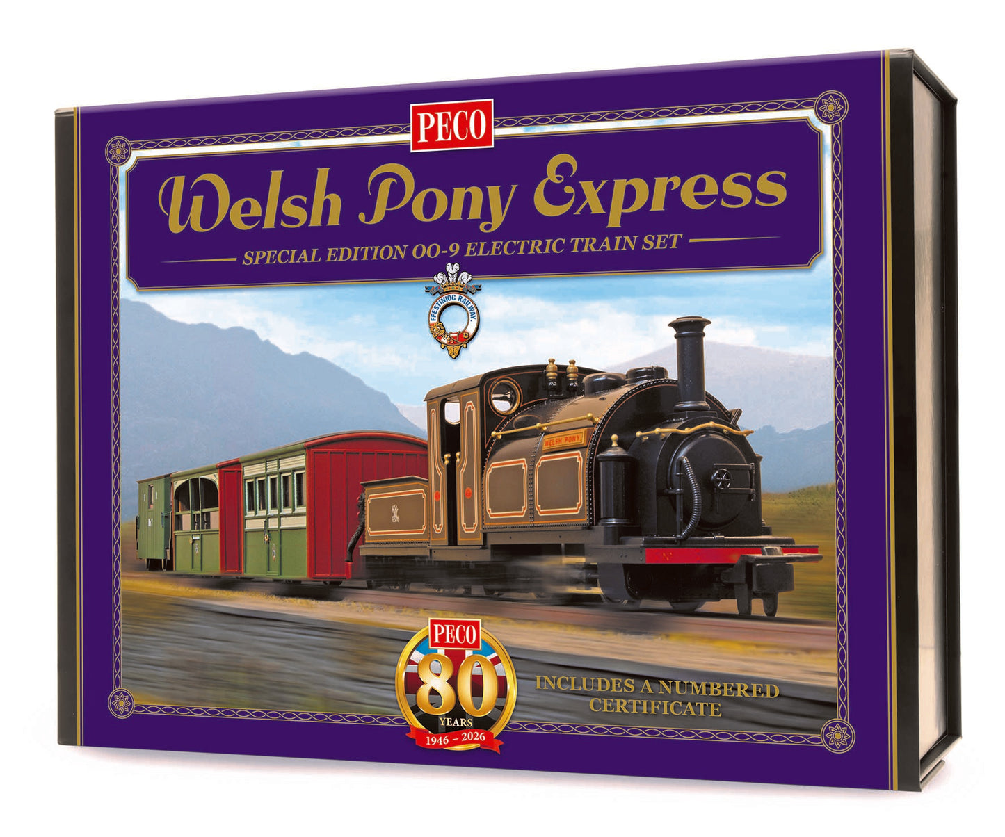 Peco GR1052 - "Welsh Pony Express" 009 Train Set - Not DCC Ready