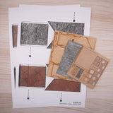 Scale Model Scenery KX070 - OO Low Relief Terraced House / Cottage - OO Gauge