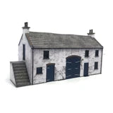Scale Model Scenery KX087 - OO Coach House & Stables - OO Gauge