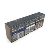 Scale Model Scenery KX089 - OO Low Relief 1970's Terraced Shops - OO Gauge