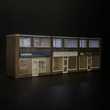 Scale Model Scenery KX089 - OO Low Relief 1970's Terraced Shops - OO Gauge