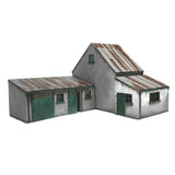 Scale Model Scenery KX094 - OO Stoney's Workshops (Set of 3 Buildings) - OO Gauge