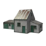 Scale Model Scenery KX094 - OO Stoney's Workshops (Set of 3 Buildings) - OO Gauge