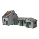 Scale Model Scenery KX094 - OO Stoney's Workshops (Set of 3 Buildings) - OO Gauge
