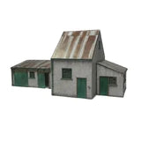 Scale Model Scenery KX094 - OO Stoney's Workshops (Set of 3 Buildings) - OO Gauge