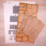 Scale Model Scenery KX094 - OO Stoney's Workshops (Set of 3 Buildings) - OO Gauge