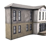 Scale Model Scenery KX109 - OO Low Relief Police Station - OO Gauge