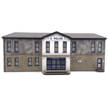 Scale Model Scenery KX109 - OO Low Relief Police Station - OO Gauge