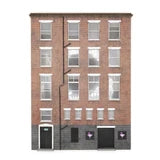 Scale Model Scenery KX114 - OO Low Relief Nightclub & Offices - OO Gauge