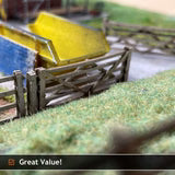 Scale Model Scenery LX001 - OO Five-Bar Gates & Posts (Pack of 3) - OO Gauge