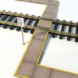 Scale Model Scenery LX051 - OO Foot Crossing/Pedestrian Level Crossing/Anti-Slip Walkway - OO Gauge