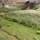 Scale Model Scenery LX056 - OO Laser Cut 4ft Post & Wire Fencing - OO Gauge