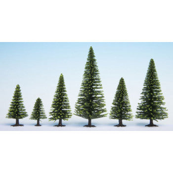Noch 32825 - Spruce Trees (Pack of 25) 3.5-9cm