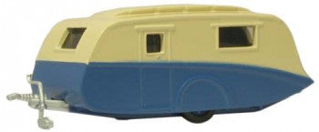 Oxford Diecast NCV002 - Caravan Cream and Blue