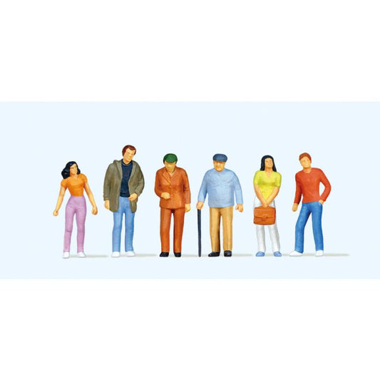 Preiser 10117 - Passers By (6) Exclusive Figure Set