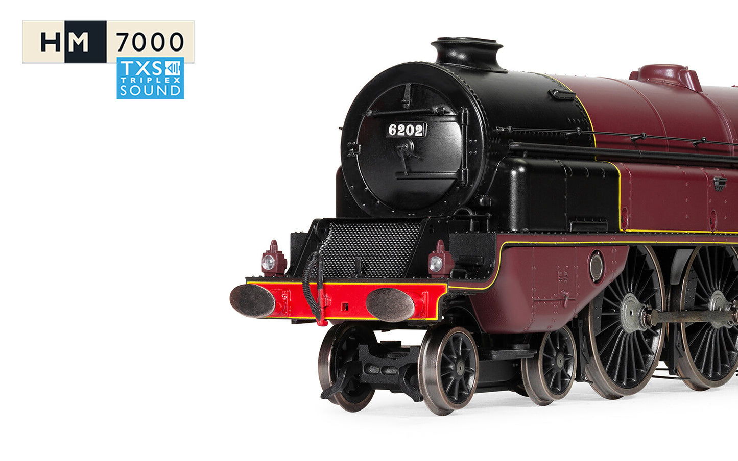 Hornby R30134TXS - LMS Princess Royal Class 'The Turbomotive' 4-6-2 No.6202 (SOUND FITTED)