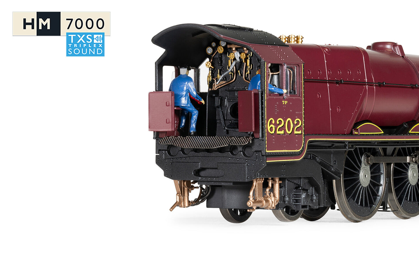Hornby R30134TXS - LMS Princess Royal Class 'The Turbomotive' 4-6-2 No.6202 (SOUND FITTED)