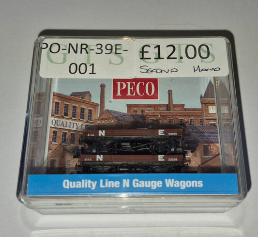 Peco NR-39E - Bolster Wagon (Pair) (PRE OWNED)