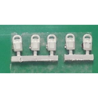 Springside Models DA4 - LMS White Head and Tail Lamps X 5