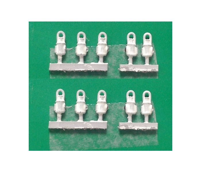Springside Models DA5-2 - LNER Head & Tail Lamps White (x 10)
