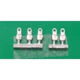 Springside Models DA5 - LNER Head & Tail Lamps White x 5