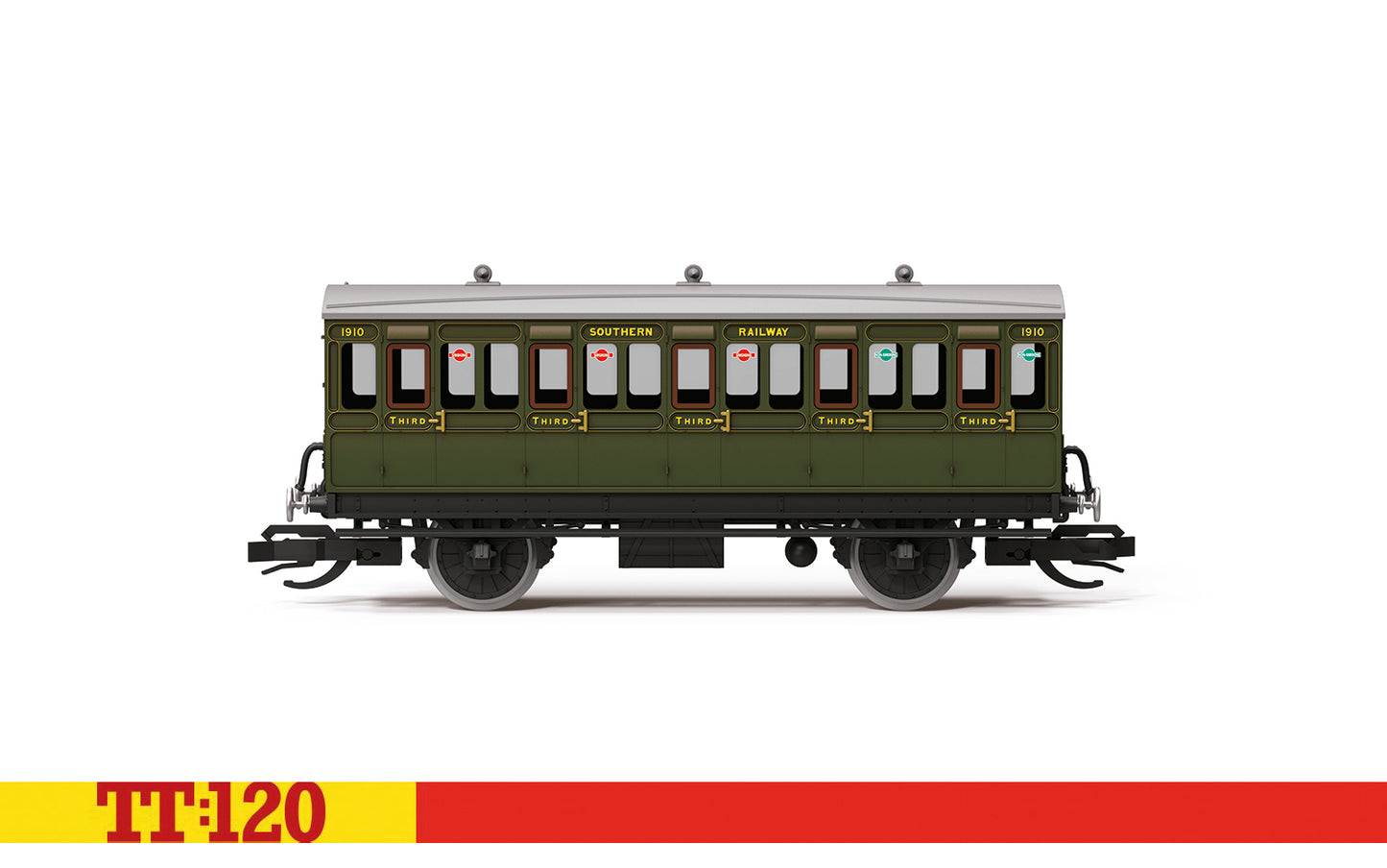 Hornby TT4052 - SR - 4 Wheel - '1910' - Third Class Coach