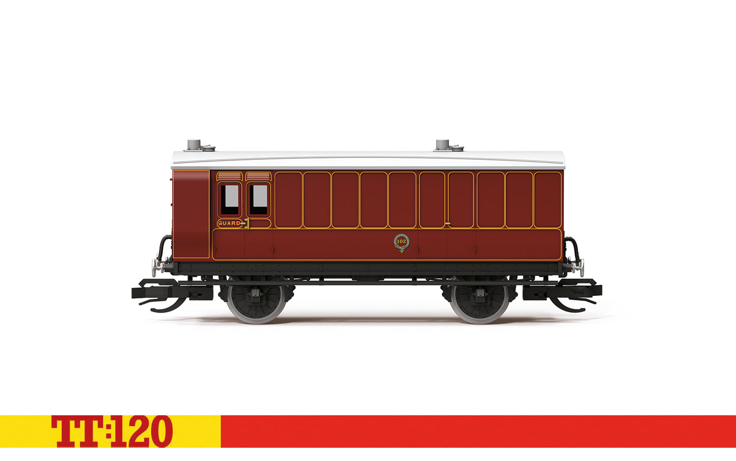 Hornby TT4058 - LB&SCR - 4 Wheel - '102' - Passenger Brake Coach