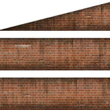 Scale Model Scenery TX258 - OO English Bond Weathered Red Brick Platform Wall Wraps (18mm to 20mm high) - OO Gauge