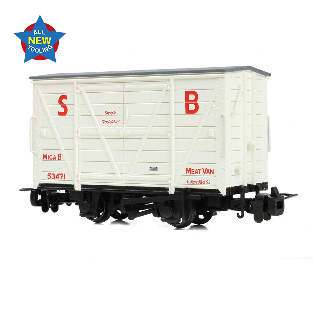 Bachmann Narrow Gauge 393-127 - RNAD Van Statfold Barn Railway White 'MICA B'