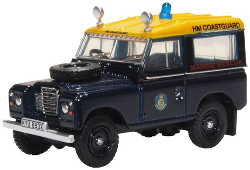 Oxford Diecast 76LR3S007 - Land Rover Series III SWB Station Wagon - HM Coastguard