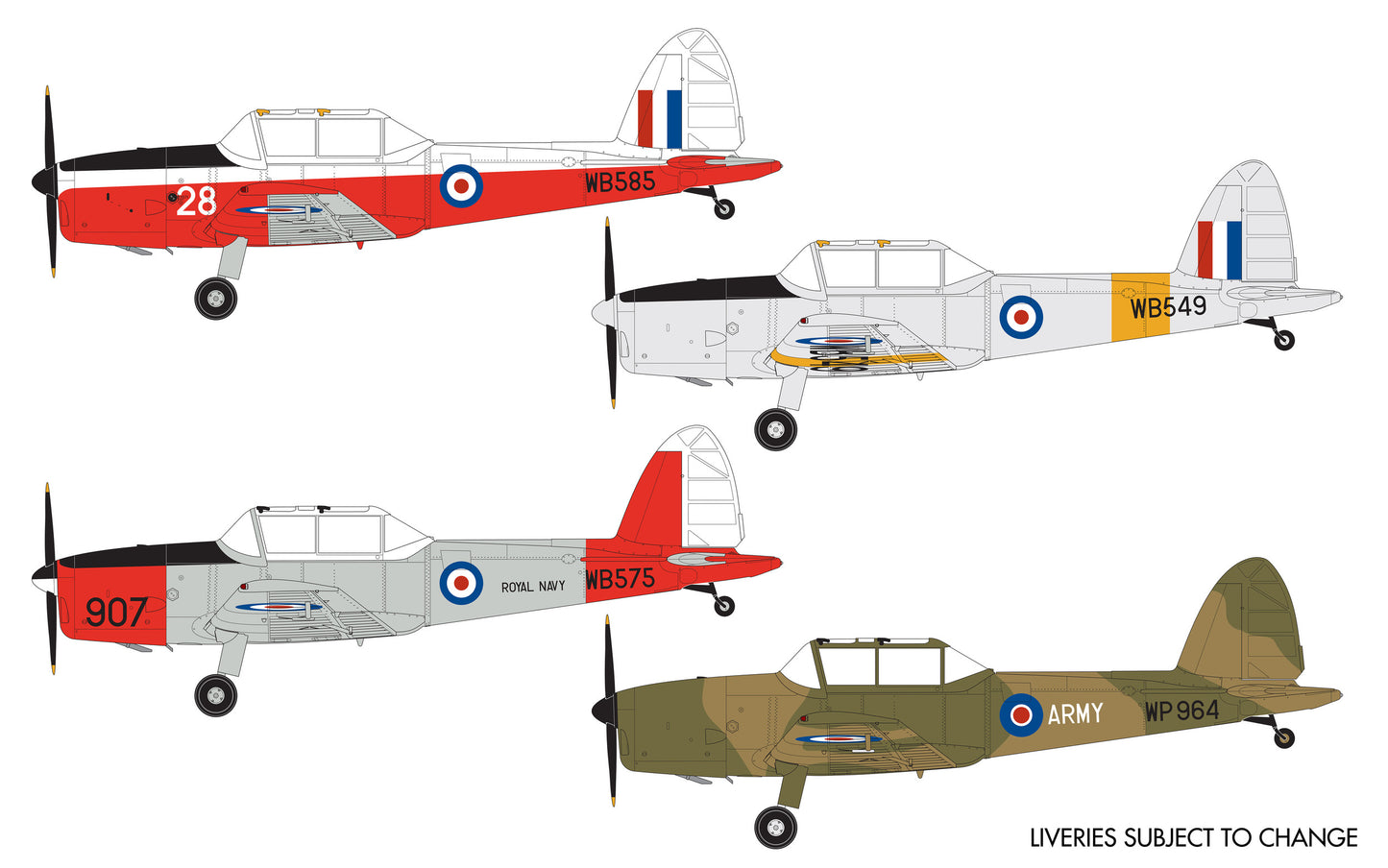 Airfix A04105 - De Havilland Chipmunk T.10  1:48 Scale