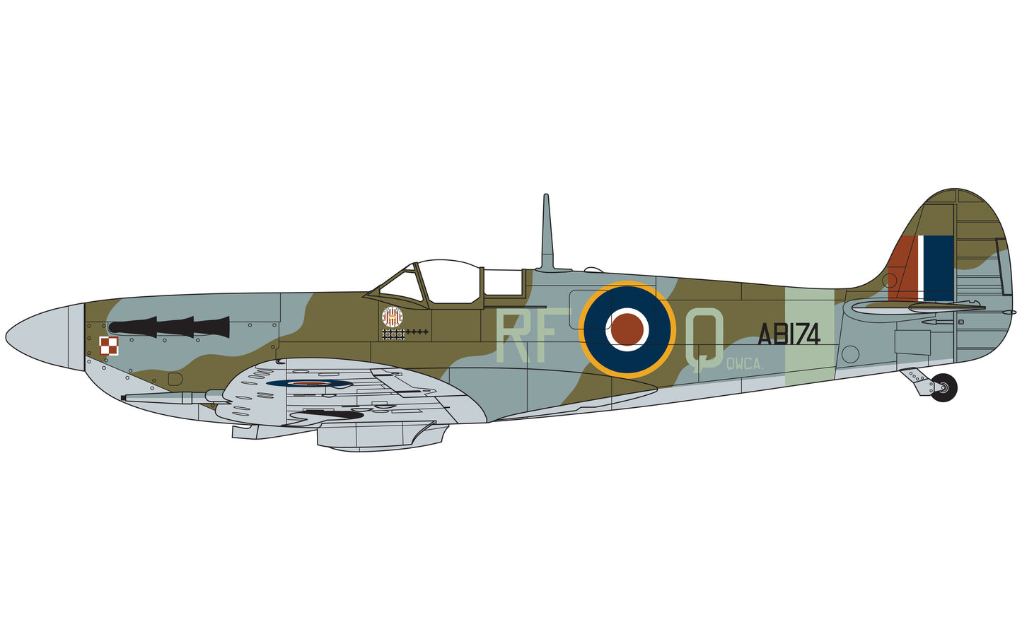 Airfix A55001 - Small Starter Set Supermarine Spitfire MkVc