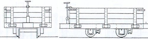 Dundas Models DM33 - Hudson 4-Wheel Wooden Bodied Three Plank Open Wagon