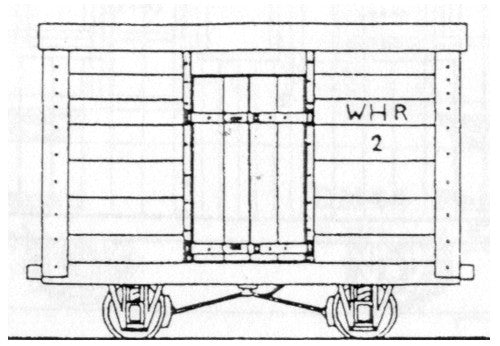 Dundas Models DM49 - Welsh Highland Railway 4-Wheel Van No.2