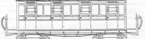 Dundas Models DM64 - Festiniog (Style) 4 Compartment Panelled Comp. Bogie Coach