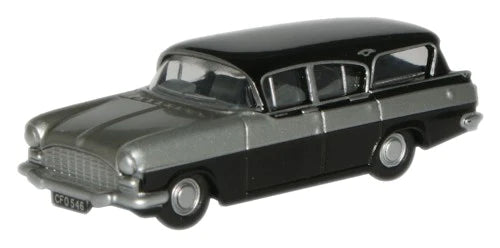 Oxford Diecast NCFE004 - Silver Grey/Black Vauxhall Friary Estate