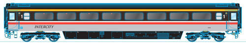 Oxford Rail 763FO002B - Mk 3a Coach FO BR Intercity Swallow 11046