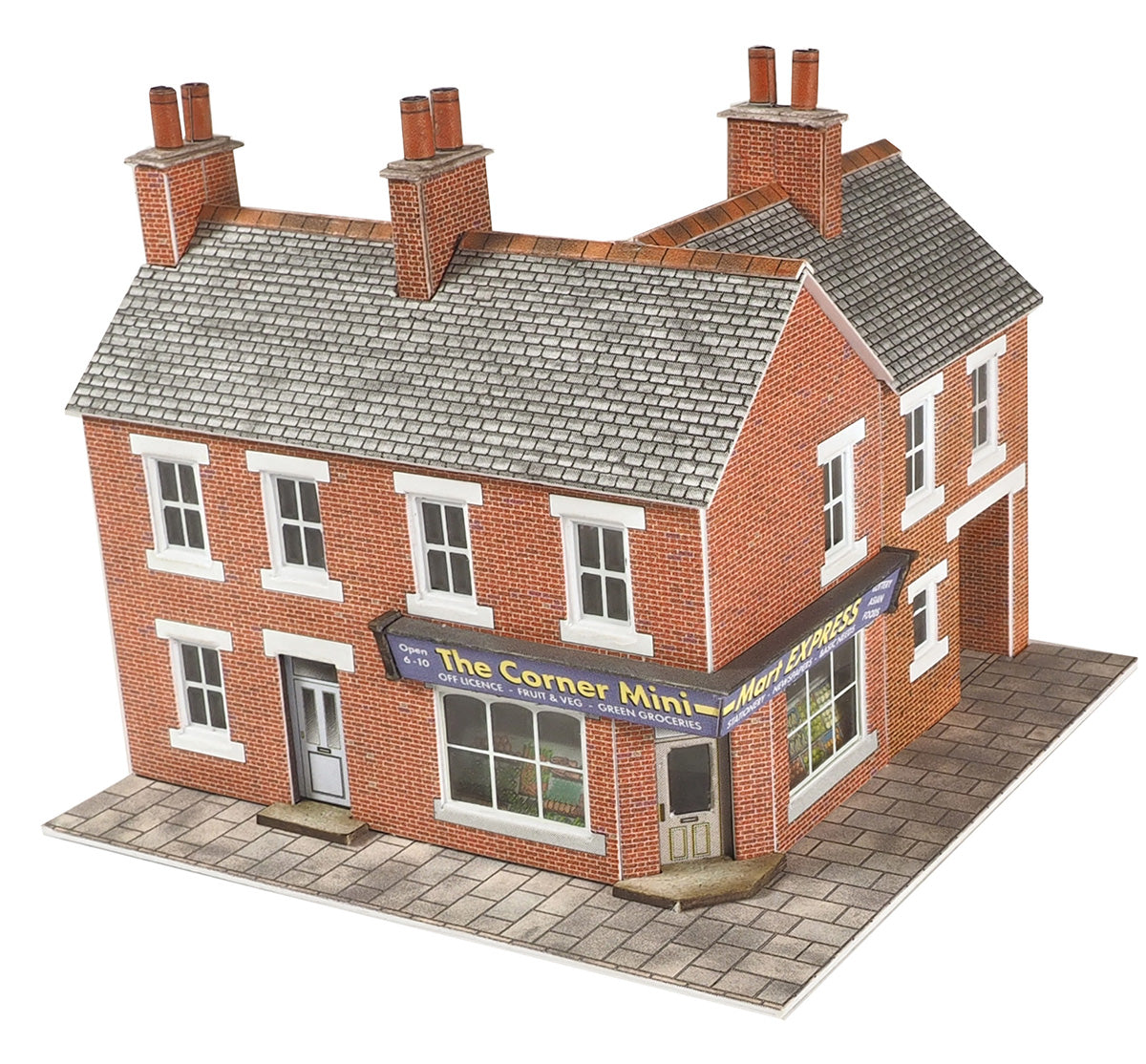 Metcalfe PN116 - Corner Shop & Pub in Red Brick – 2021 DESIGN