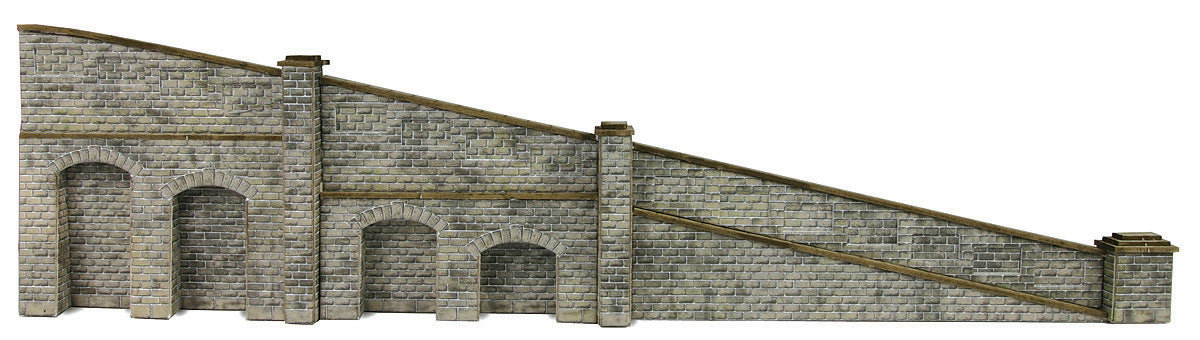 Metcalfe PN149 - Tapered Retaining Walls Stone Style