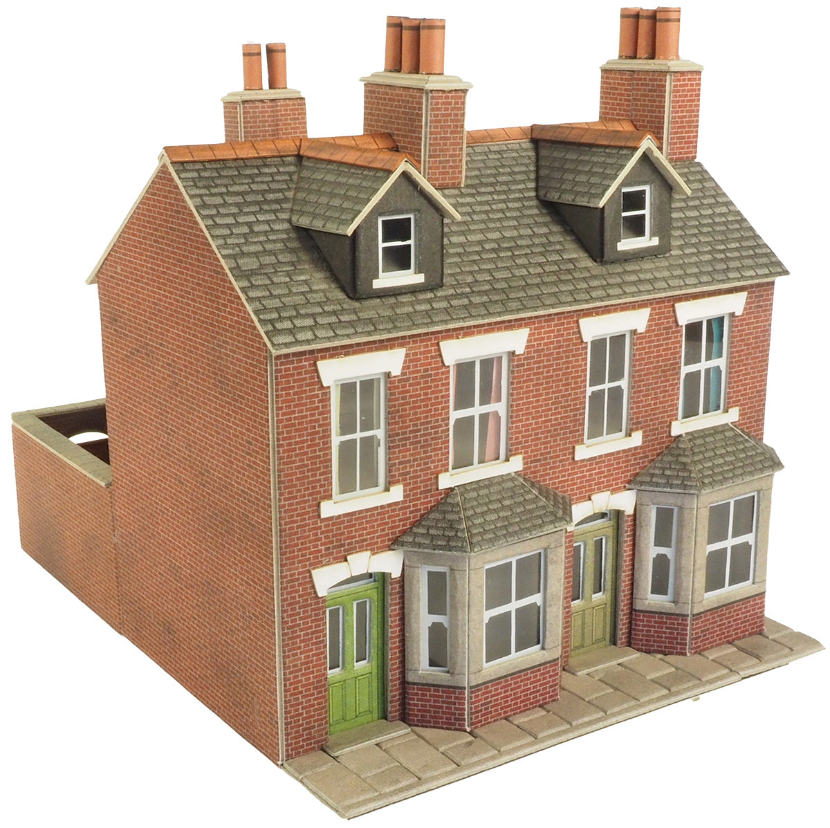 Metcalfe PO261 - Terraced Houses Red Brick
