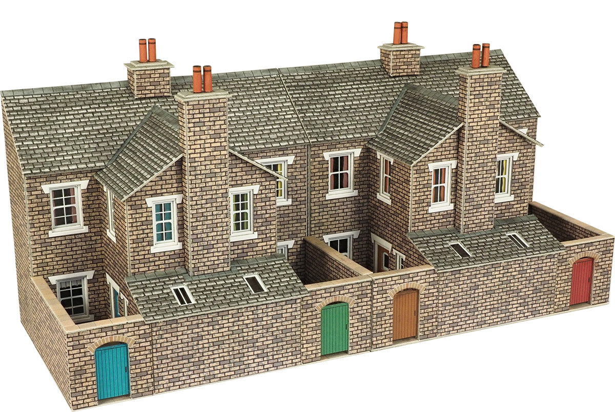 Metcalfe PO277 - Low Relief Stone Terraced House Backs