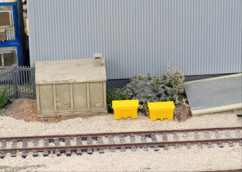 Gaugemaster GM497 - Modern Grit Boxes x 3 - OO Gauge