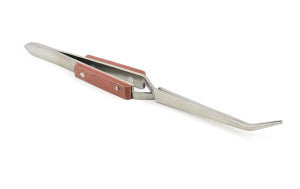 Gaugemaster GM625 - Reverse Action Tweezers (Curved Tips)