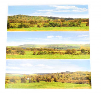 Gaugemaster GM751 - Valley Small Photo Backscene (1372 x 152mm)