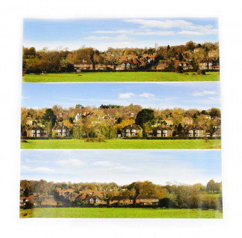 Gaugemaster GM754 - Village Small Photo Backscene (1372 x 152mm)