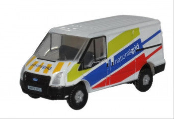 Oxford Diecast NFT035 - Ford Transit Mk5 SWB Low Roof - National Grid