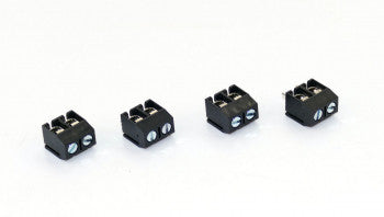 Train Tech CON7 - 2 Way PCB Mount Terminal Block x 4